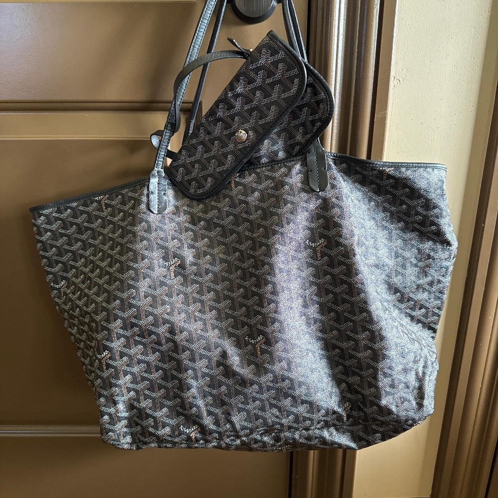 Goyard St Louis Goyardine GM Black